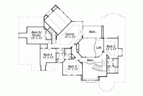 Upper/Second Floor Plan: 19-1365
