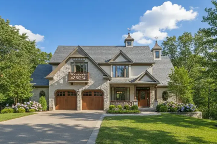 Traditional house plans 19-1366 - front exterior, 2,601 sq ft, 4 bed, 2 bath house plans | Monster House Plans