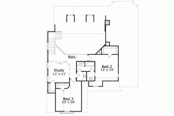 Upper/Second Floor Plan: 19-1366