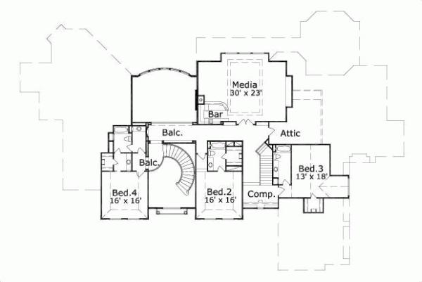 Upper/Second Floor Plan: 19-1367
