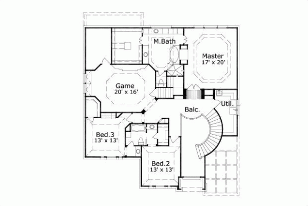 Upper/Second Floor Plan: 19-1368
