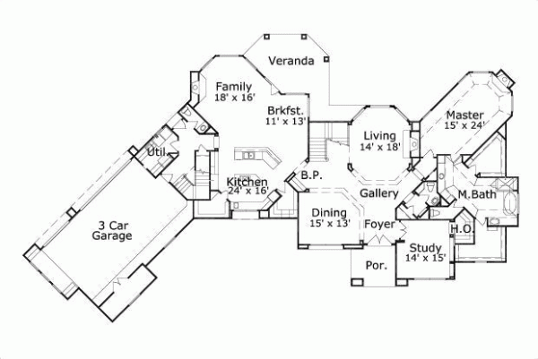 Main Floor Plan: 19-137