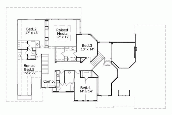 Upper/Second Floor Plan: 19-1370