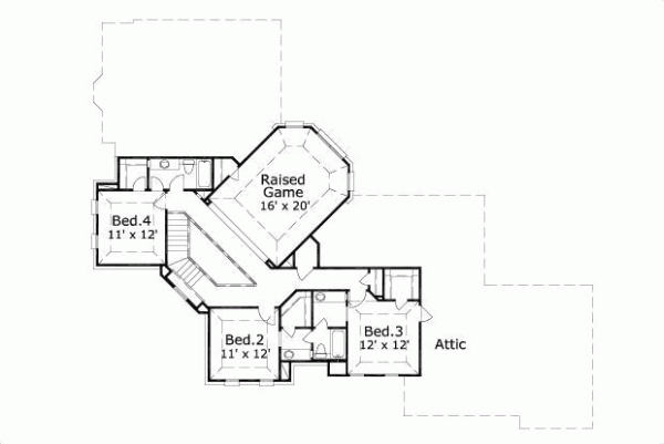Upper/Second Floor Plan: 19-1372