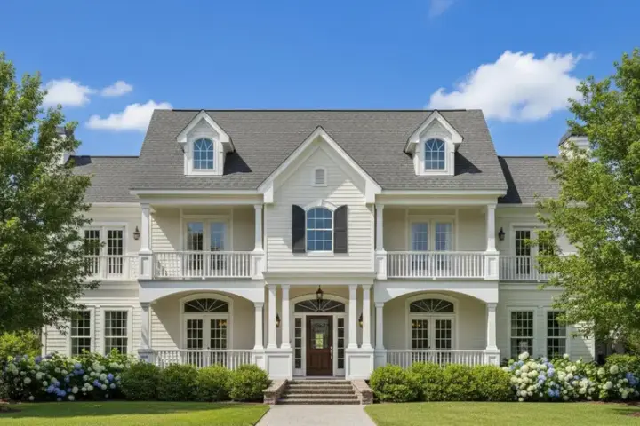 Southern house plans 19-1376 - front exterior, 2,410 sq ft, 3 bed, 3 bath house plans | Monster House Plans