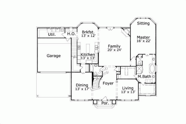 Main Floor Plan: 19-1377