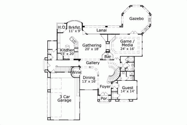 Main Floor Plan: 19-138