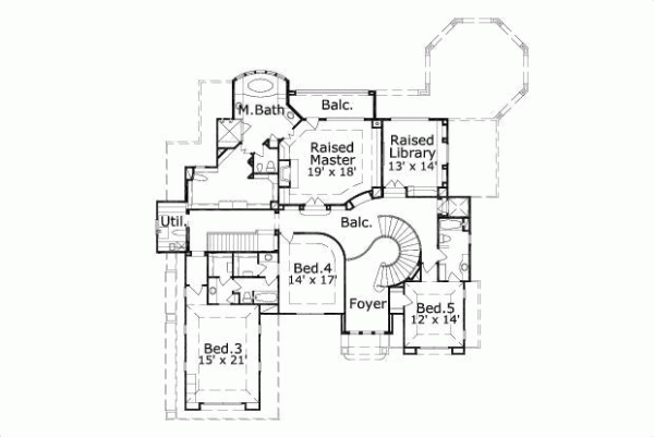 Upper/Second Floor Plan: 19-138