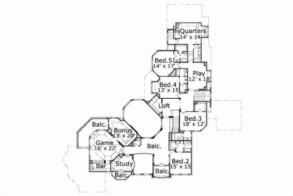 Upper/Second Floor Plan: 19-1380