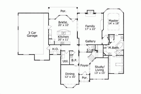 Main Floor Plan: 19-1381
