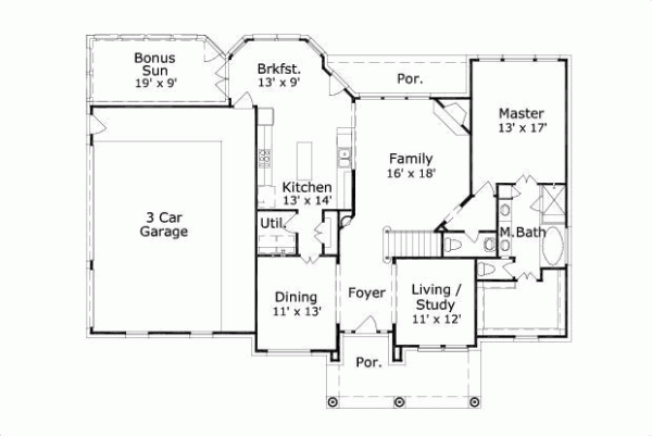 Main Floor Plan: 19-1382