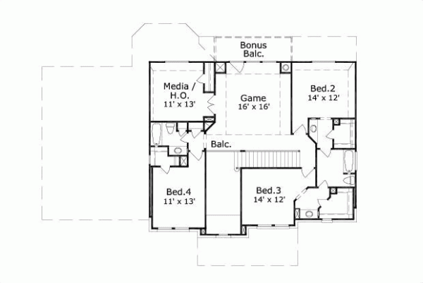 Upper/Second Floor Plan: 19-1382