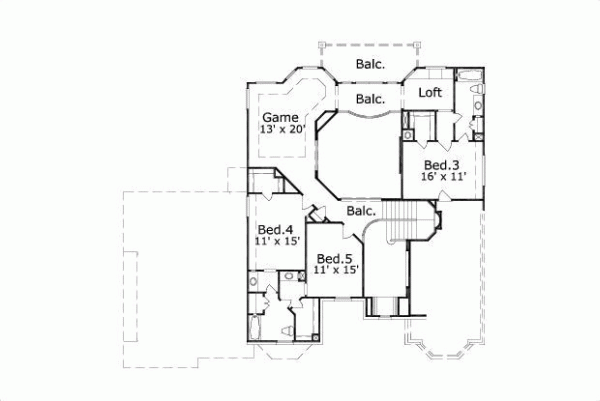 Upper/Second Floor Plan:19-1383