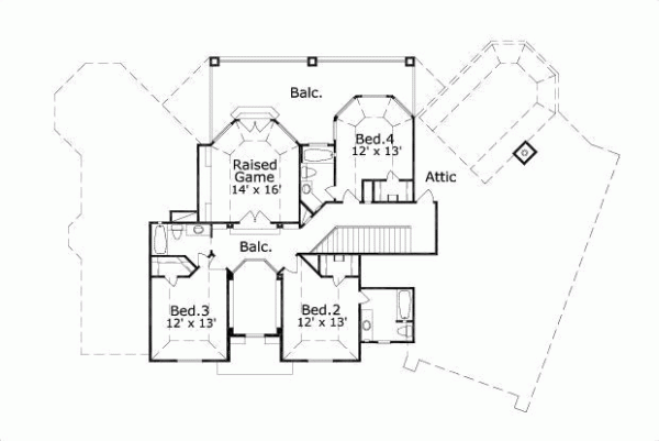 Upper/Second Floor Plan: 19-1386