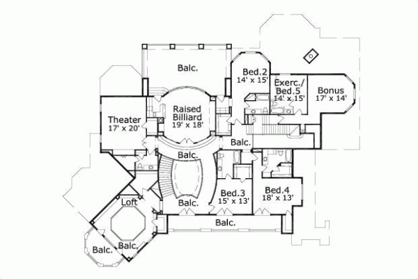 Upper/Second Floor Plan: 19-1387