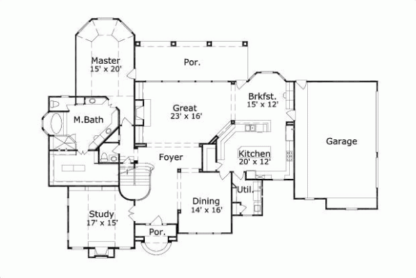 Main Floor Plan: 19-1389