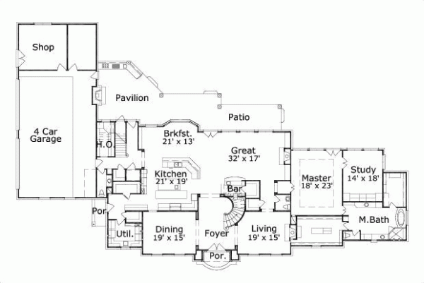 Main Floor Plan: 19-139