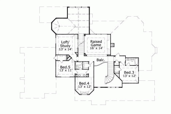Upper/Second Floor Plan: 19-1390