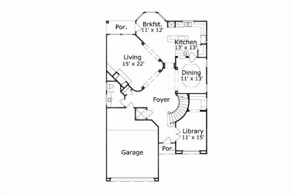 Main Floor Plan: 19-1391
