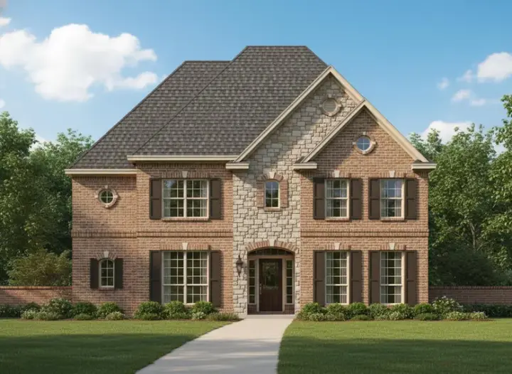 Traditional house plans 19-1394 - front exterior, 3,325 sq ft, 4 bed, 3 bath house plans | Monster House Plans