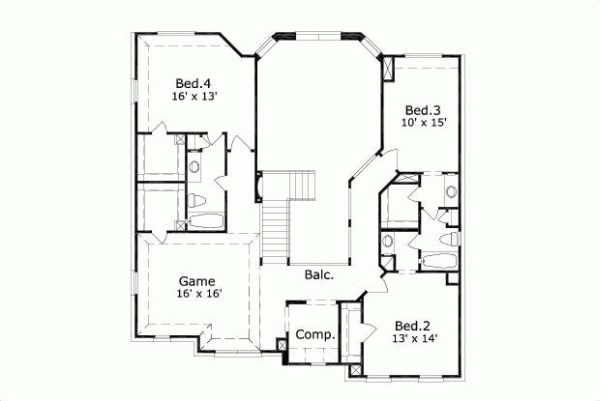Upper/Second Floor Plan: 19-1394