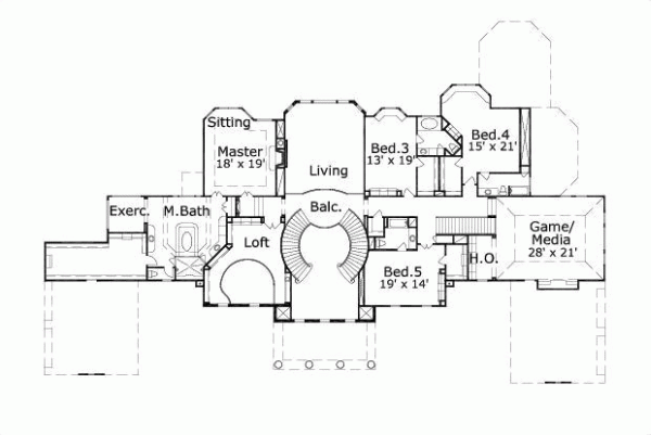 Upper/Second Floor Plan:19-1397