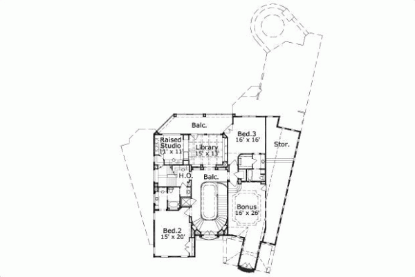 Upper/Second Floor Plan: 19-1399