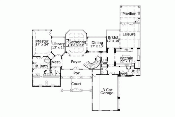 Main Floor Plan: 19-140