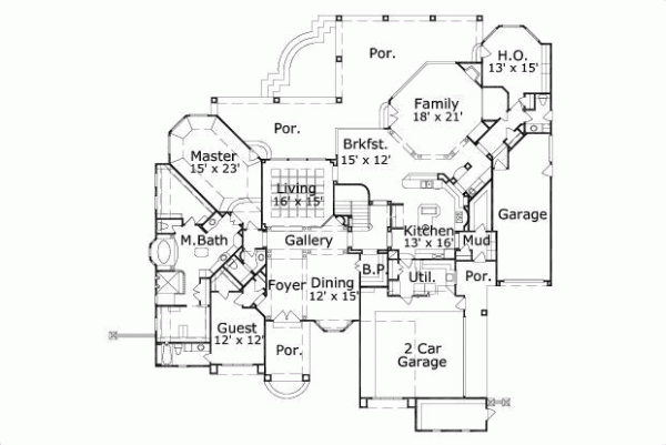 Main Floor Plan: 19-1400
