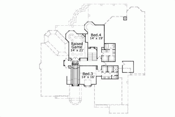 Upper/Second Floor Plan: 19-1400