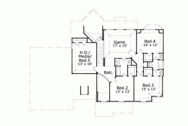 Upper/Second Floor Plan: 19-1403