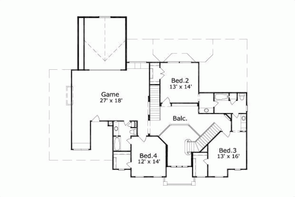 Upper/Second Floor Plan: 19-1404