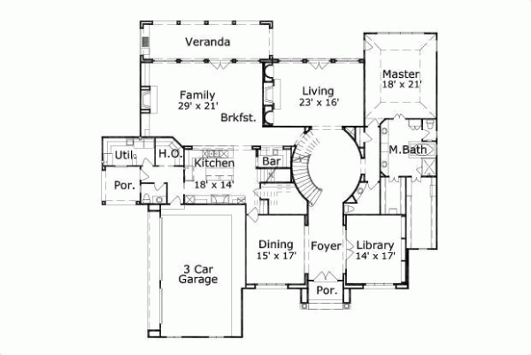 Main Floor Plan: 19-1405