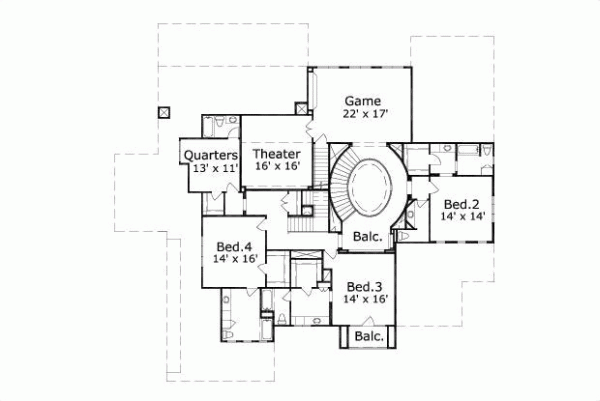 Upper/Second Floor Plan:19-1405