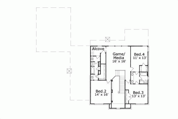 Upper/Second Floor Plan: 19-1406