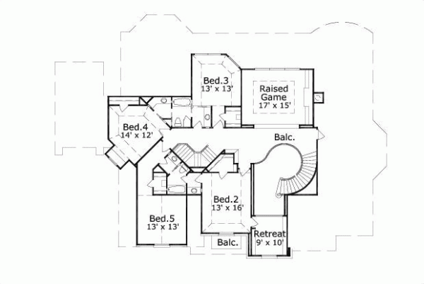Upper/Second Floor Plan: 19-1407