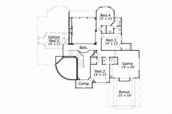 Upper/Second Floor Plan: 19-1411