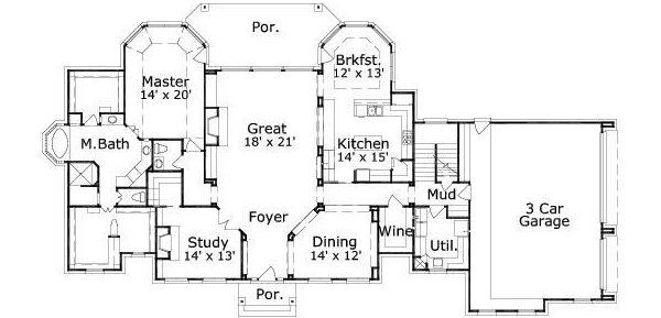 Main Floor Plan: 19-1413