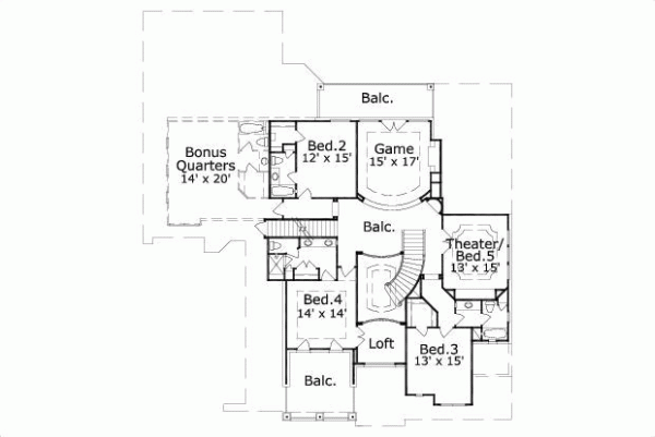 Upper/Second Floor Plan: 19-1418