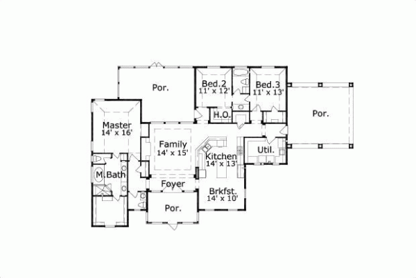 Main Floor Plan: 19-142