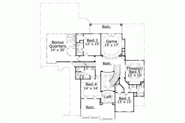 Upper/Second Floor Plan: 19-1420