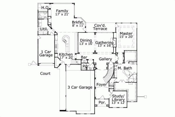 Main Floor Plan: 19-1421