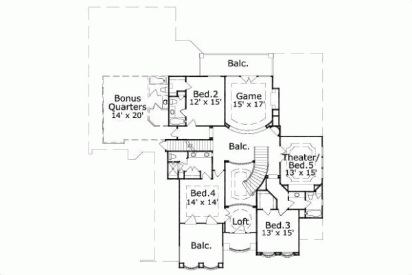 Upper/Second Floor Plan: 19-1421