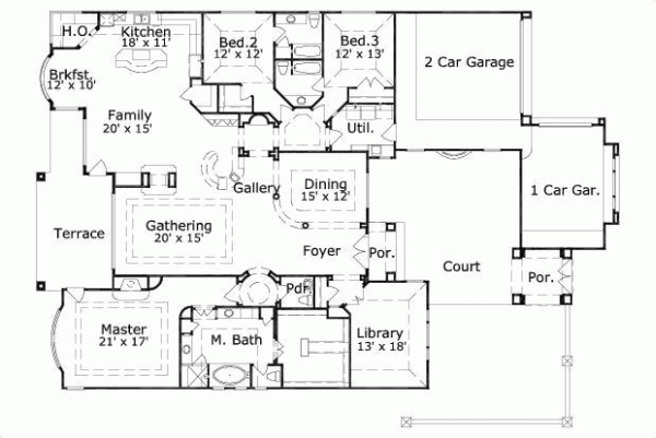 Main Floor Plan: 19-1422