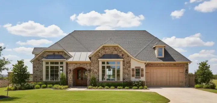 English Country house plans 19-1423 - front exterior, 3,566 sq ft, 3 bed, 3 bath house plans | Monster House Plans