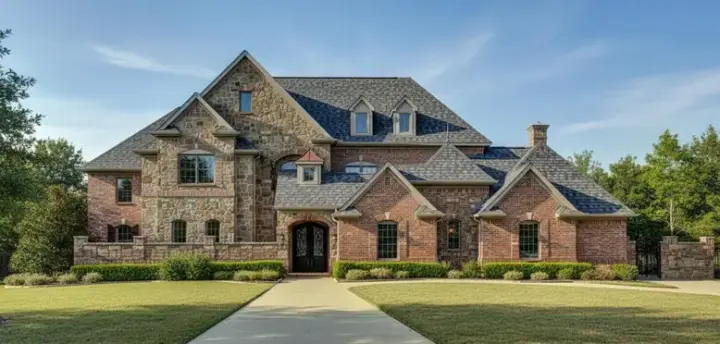 Traditional house plans 19-143 - front exterior, 5,364 sq ft, 5 bed, 4 bath house plans | Monster House Plans