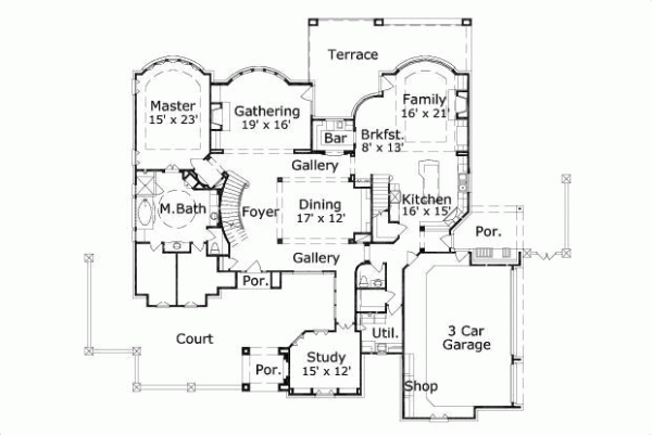 Main Floor Plan: 19-143