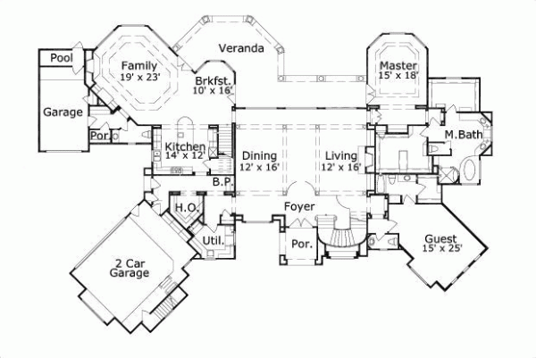 Main Floor Plan: 19-144
