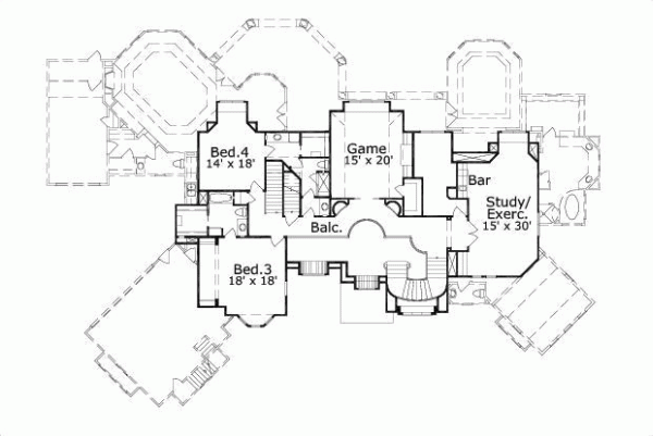 Upper/Second Floor Plan: 19-144