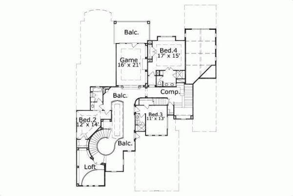 Upper/Second Floor Plan: 19-1441
